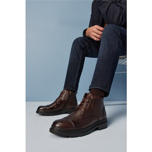 Yaya by Hotiç Ankle Boots - Brown - Flat Slike
