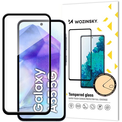 Wozinsky KALJENO STEKLO POLNO LEPILO ZA SAMSUNG GALAXY A55 S ČRNIM OKVIRJEM, (22004719) Cene