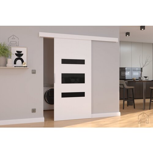 ADRK Furniture Drsna medsobna vrata Desio 106 - bela Slike
