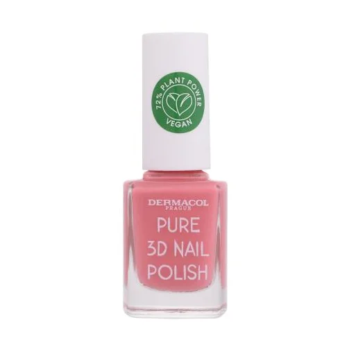 Dermacol Pure 3D lak za nohte s 3d učinkom 11 ml Odtenek 03 fresh blossom