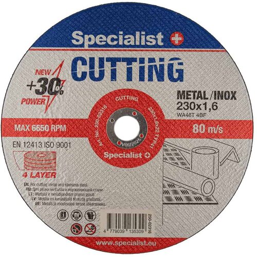  Rezna ploča za metal 230x1,6x22mm Slike