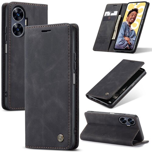 INORCO CASEME 013 Series For Realme C55 PU usnjena denarnica Shell, odporna na padce, preklopna torbica za telefon, (22036820) Cene