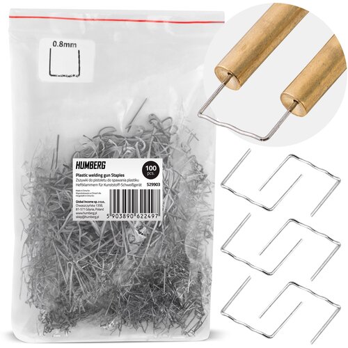 Humberg 100 C-Type Staples for Plastic Welding Machine by - Versatile Repair Solutions, (21740783) Cene