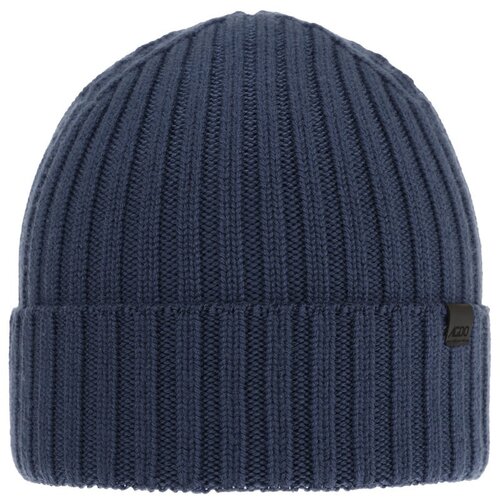 AGBO Men's winter hat blue Nathan 100% Extra Fine Merino Wool Slike