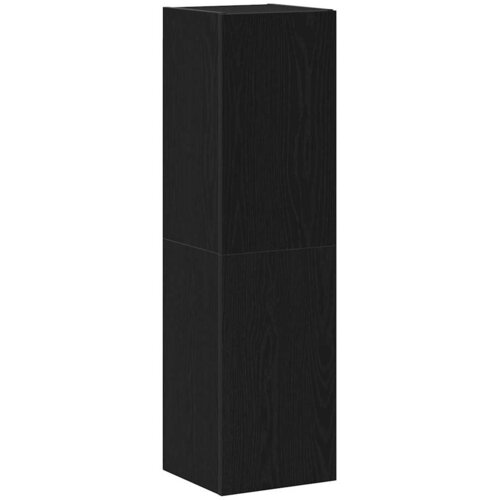  Set TV komoda Zidne 5 pcs Crni hrast Konstruirano drvo Slike