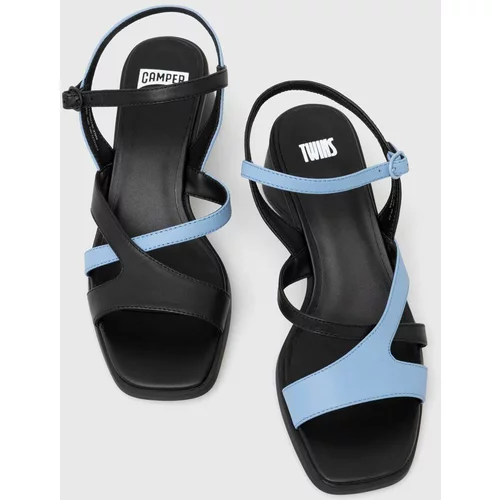 Camper Usnjeni sandali TWS črna barva, K201631-001