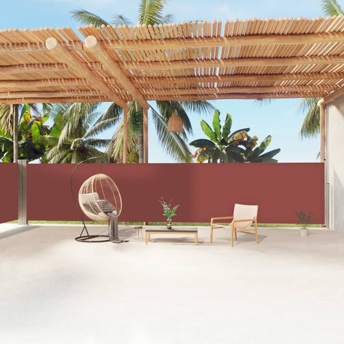vidaXL Uvlačiva bočna tenda smeđa 160 x 1200 cm Cijene