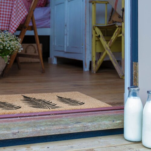 Artsy Doormats Predpražnik iz kokosovih vlaken 40x60 cm Fern Leaf &amp;ndash; Slike