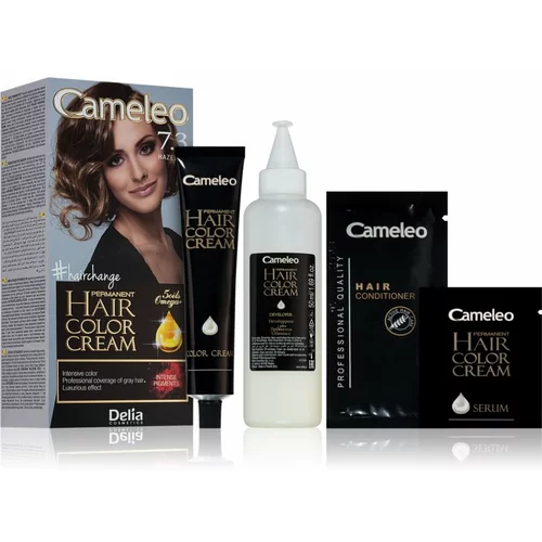 Cameleo Omega permanentna barva za lase odtenek 7.3 Hazelnut