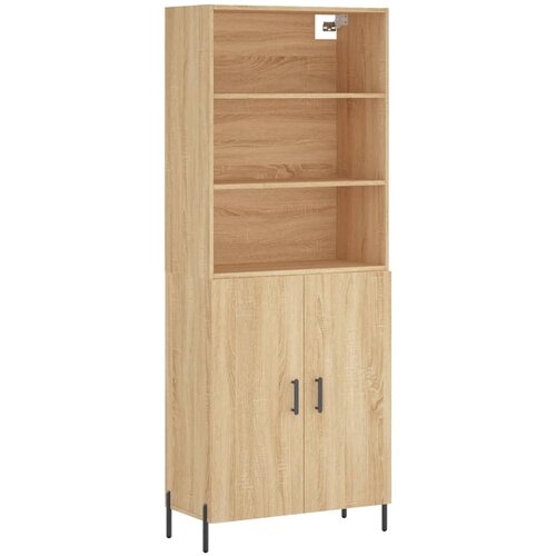  Visoka komoda hrasta sonome 69,5x34x180cm od konstruiranog drva Slike