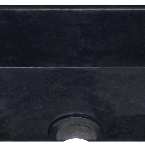 VidaXL Umivaonik crni 30 x 30 x 13 cm mramorni Slike