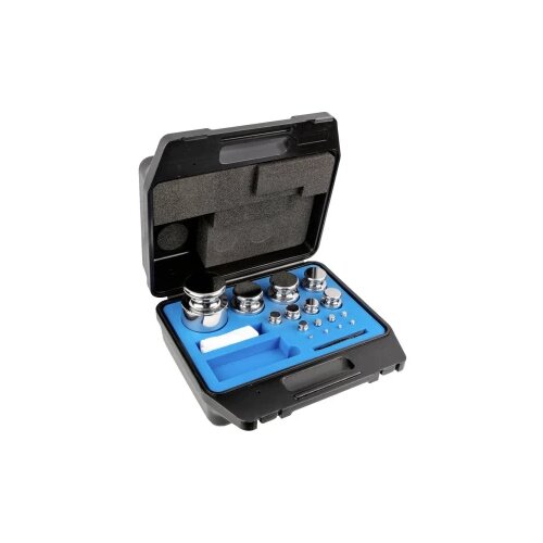 Kern Set utega 304-084, OIML klasa E1, nazivna vrijednost 1 g - 5 kg, gumb, polirani nehrđajući čelik, u plastičnoj kut Cijene