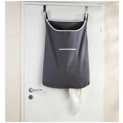 Wenko siva viseća košara za veš wenkoo door laundry, 65 l