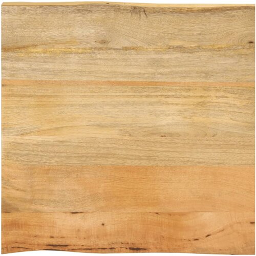 VidaXL Mizna plo&amp;scaron;ča 40x40x2,5 cm naraven rob trden mangov les Slike