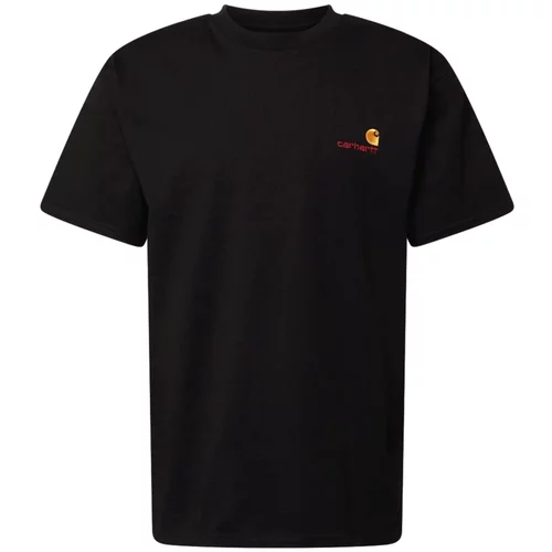Carhartt WIP Majica 'S/S American Script T-Shirt' črna
