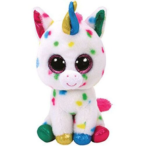 Ty pli&amp;scaron; Beanie Boos Harmonie - jednorog 15 cm Slike