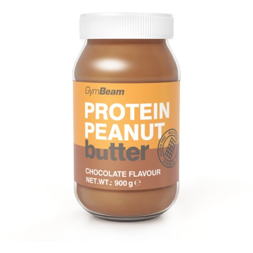 GymBeam Proteinski puter od kikirikija 900 g čokolada Slike