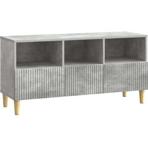 TV omarica Betonsko siva 102 x 34,5 x 50 cm Inženirski les, (5000238861) Cene