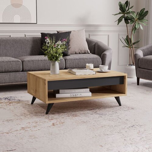 Hanah home Club sto Century, 90x38x60 cm, boje hrasta Cijene