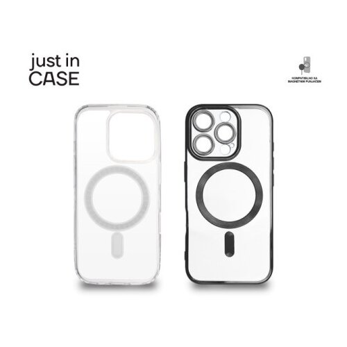 Just In Case 2u1 extra case mag mix paket crni za iphone 16 pro ( MAG117BK ) Cene