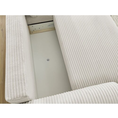 Bobochic Paris Krem sklopiva kutna garnitura od samta (s desnim kutom) Lucien &amp;ndash; Slike