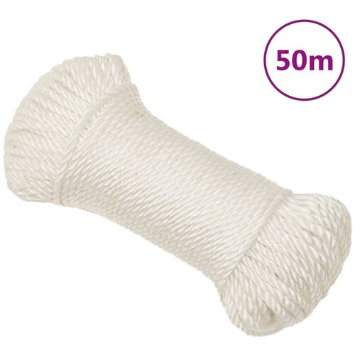  Radno uže bijeli 3 mm 50 m od polipropilena Cene