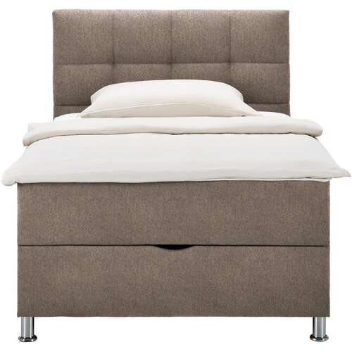 M&amp;ouml;max Postelja Boxspring Oviedo, Barva Kapučina,140x200 Slike