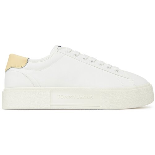 Tommy Jeans Superge Tjw Flatform Canvas Sneaker EN0EN02792 &amp;Eacute;cru Slike