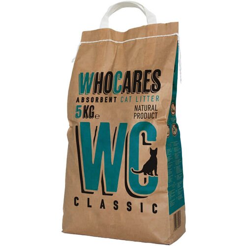 Who Cares Classic - prirodni upijajući posip za mačke (atapulgitna glina) (5kg) Cene