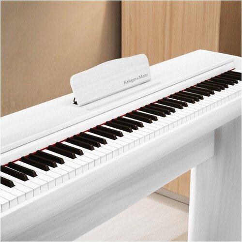 Kr&amp;uuml;ger&amp;amp;Matz KMDP-105-WH &amp;ndash; Digitalni pianino s 88 tipki, klavirska mehanika, 192 glasa, Bluetooth 5.0, 3 pedale, bijeli Slike