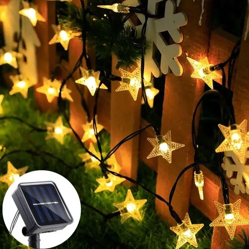  solarne led zvezdice žute Slike