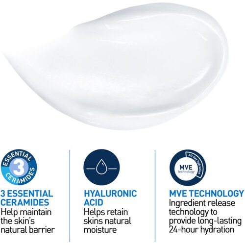 CeraVe Moisturizers vlažilna krema za obraz in telo za suho do zelo suho kožo nadomestno polnilo 454 g Slike