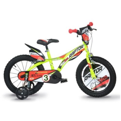 Dino Bikes Raptor zeleni dječji bicikl veličine 14 - bicikl Cijene
