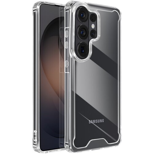 AVIZAR Ovitek za Galaxy S26 Ultra z ojačanimi vogali, trdim hrbtiščem, odporen na udarce, Prozorno, (5000190473) Cene