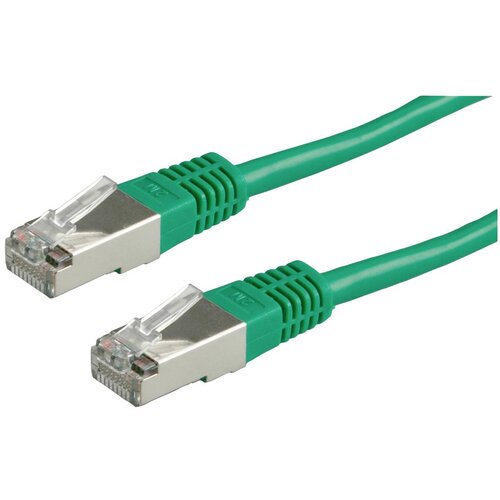 Roline 21.15.0353 RJ45 omrežni kabel\, patch kabel cat 5e s/ftp 3.00 m zelena 1 kos, (20420447) Cene