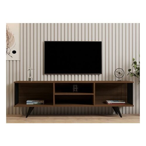 Hanah home josef - walnut walnut tv stand Slike