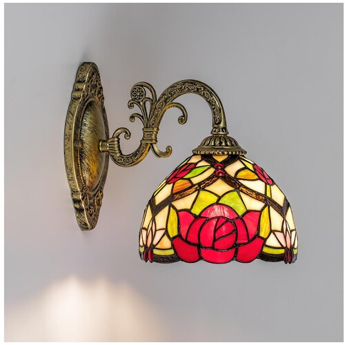  Brilagi - Tiffany vitražna zidna lampa GARLAN 1xE27/40W/230V Cene
