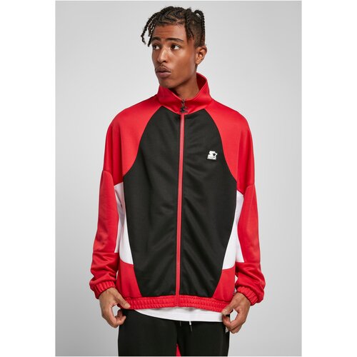 Starter Black Label Starter Laser Track Jacket Black/Urban Red/White Cene