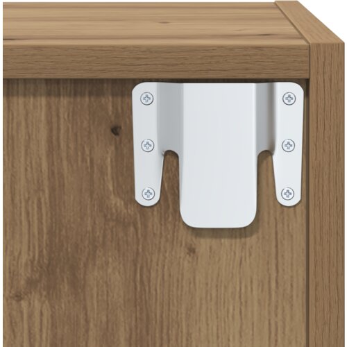 vidaXL Set TV komoda s pohranom 4 pcs hrast artisan 37 x 37 x 142.5 cm Cene