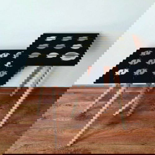 Hanah home set klub stočića 2Shp66, 2 komada, Crni Cene