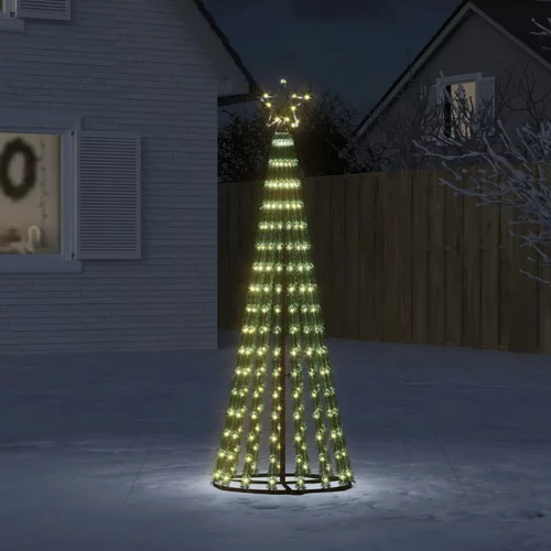  Svjetleći stožac za božićno drvce 275 LED topli bijeli 180 cm