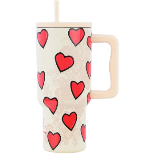 Estia Save the Aegean StrawTumbler XL termo boca 900 ml sa slamkom, Tender Lace Cijene