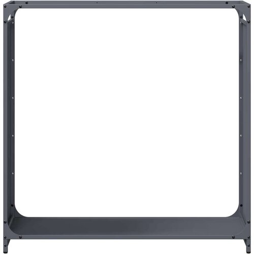  Stalak za drva antracit 90x28x90 cm Hladno valjani čelik Slike