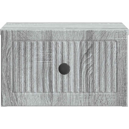  Noćni ormarić za montažu na zid Siva sonoma 33 x 34,5 x 20 cm Slike