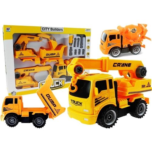  Dječji set autića za sastavaljanje s alatom - Mixer Tipper Cijene