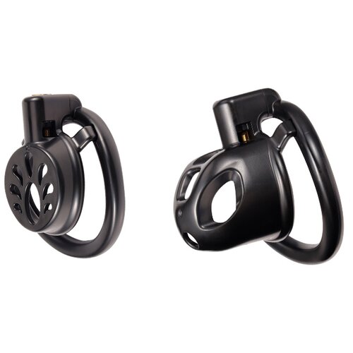 SuperLove Dual Cages Chastity Set Black Slike