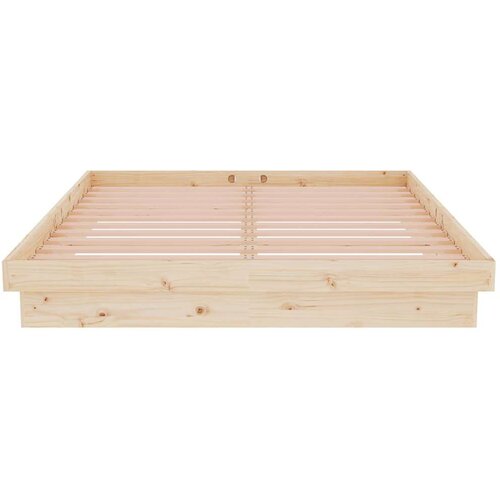  Okvir za krevet od masivnog drva 140 x 190 cm Slike