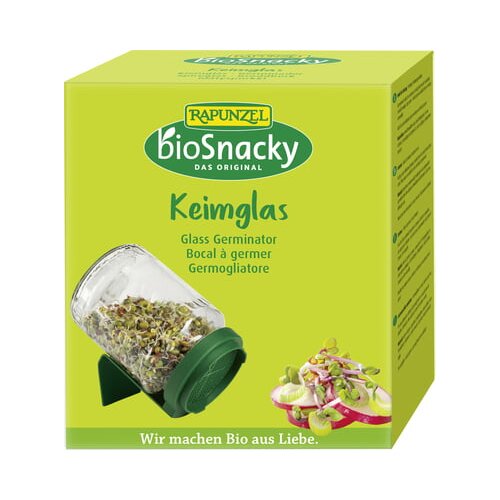 Rapunzel bioSnacky kozarec za kalitev s sitom Slike