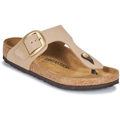 Birkenstock Gizeh Big Buckle LENB Sandcastle Bež Slike