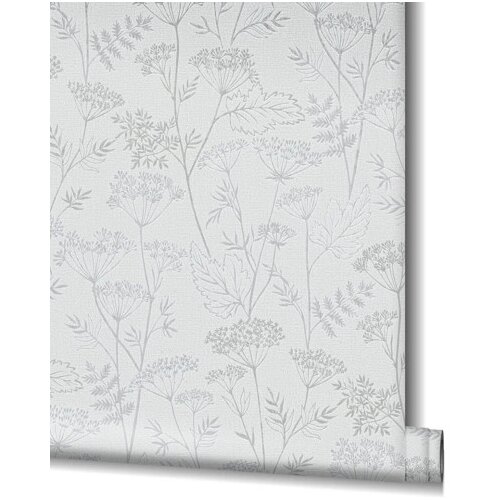 MARBURG tapeta sa li&amp;scaron;ćem 10,05x0,53m 34320 sivo-bijela Slike